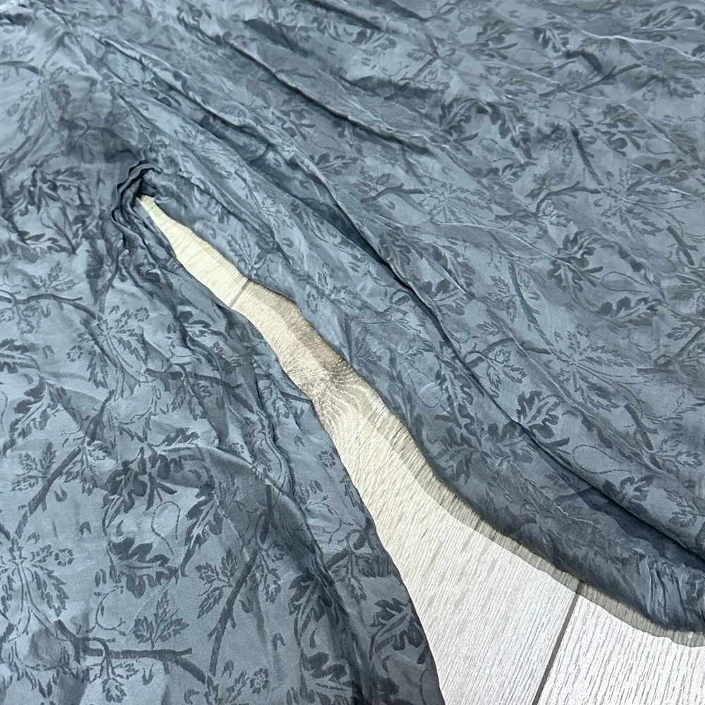 Piazza Roma Italian Silk Blend Sheer Blouse - Picture 5 of 12